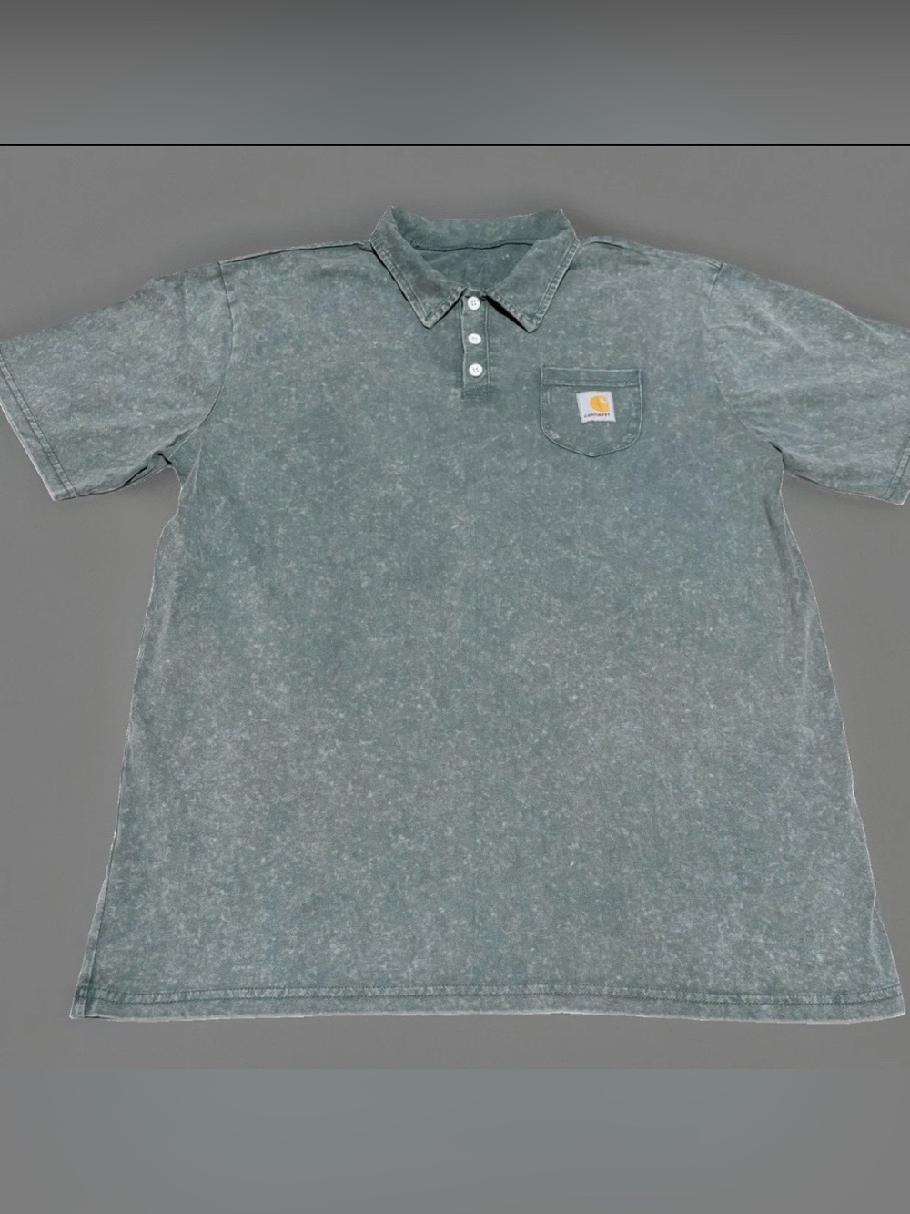 Carhartt Original Fit Pocket Polo Shirt Men’s Sz XL Green Shortsleeved Workwear - Picture 1 of 11